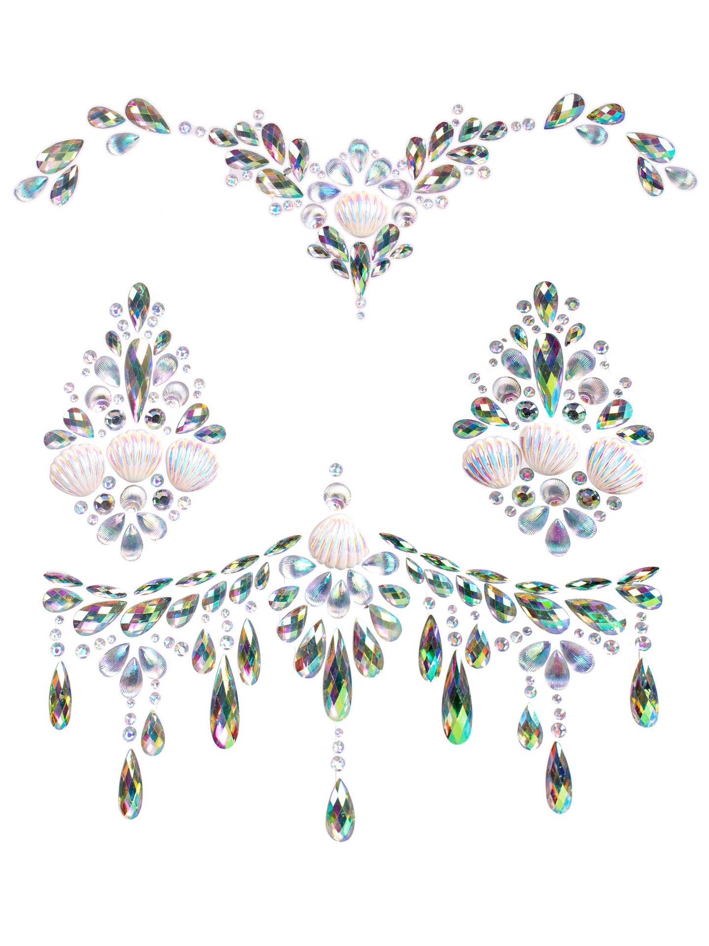 BODY022 Siren adhesive body jewels sticker
