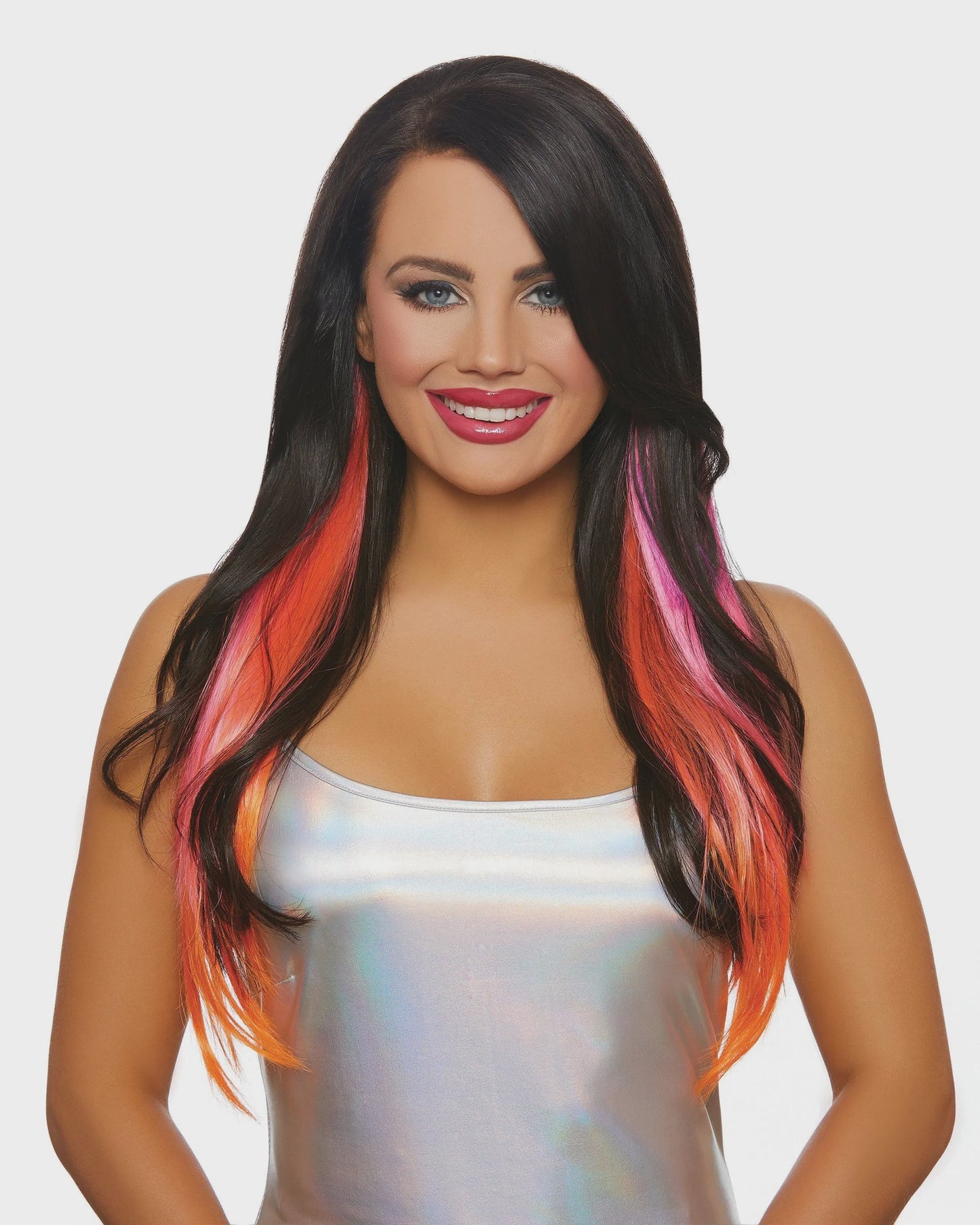 11404 MULT - LONG STRT NEON SORBET HAIR EXT