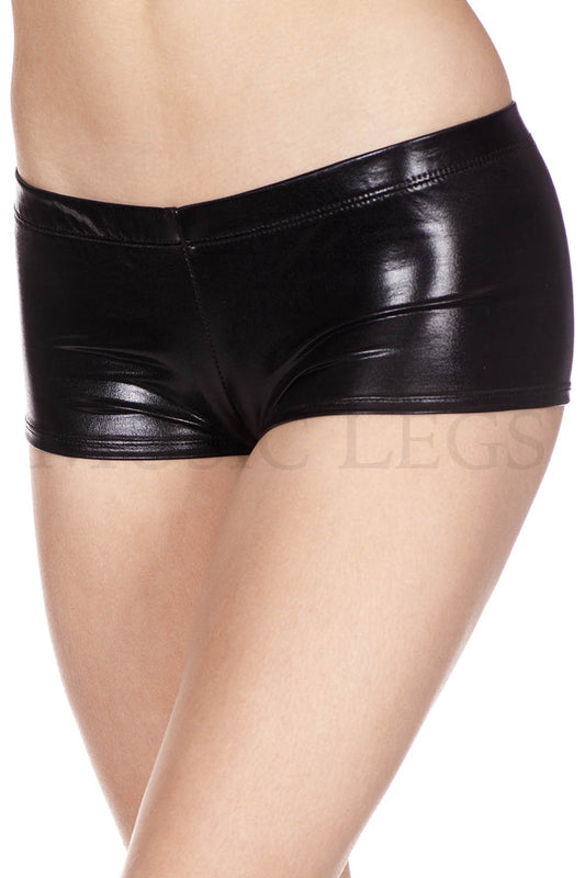 140 Metallic mini booty shorts